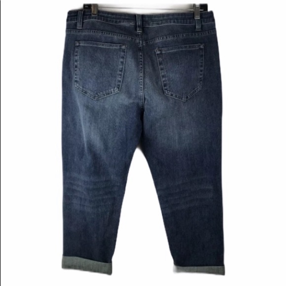 Soft Surroundings Cropped Denim Jean Capri… - Picture 2 of 3